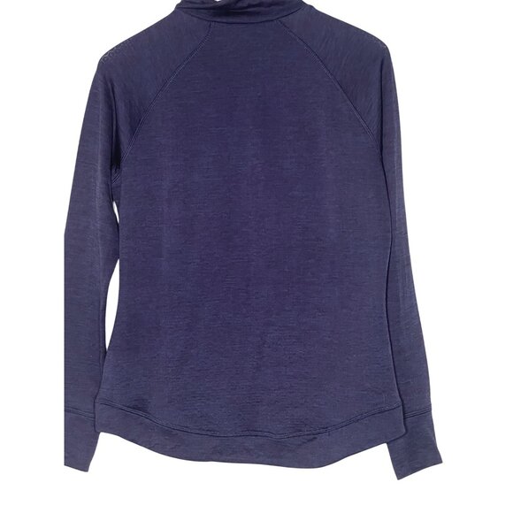 Avia 1/4 Zip Performance/ Activewear pullover LS top Blue Reflective size XL - Picture 2 of 12